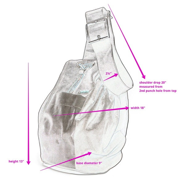 DANIELLA LEHAVI Vegan Collection Mesh Hobo Bag in Brown - Picture 4 of 13